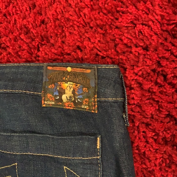 True Religion flare jeans/long inseam, about 36 - Picture 3 of 5